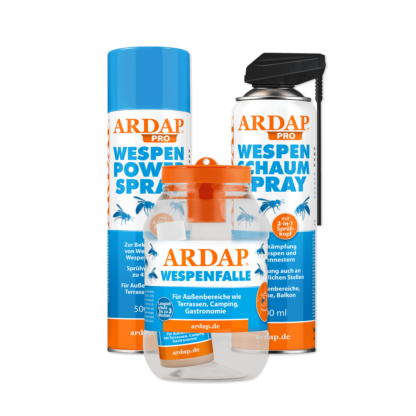 ARDAP Pro Wespen Powerspray, Wespen Schaumspray, Wespenfalle
