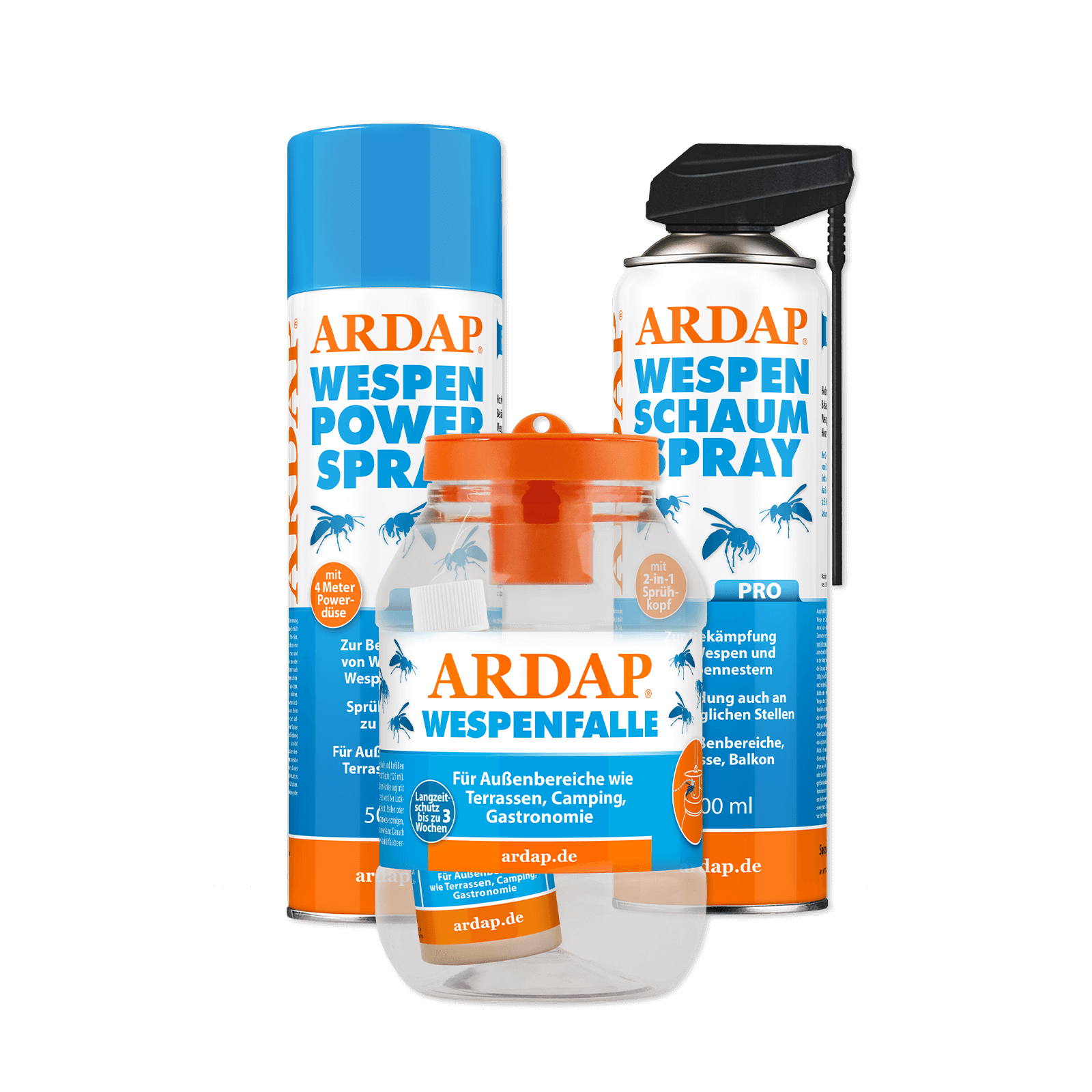ARDAP Pro Wespen Powerspray, Wespen Schaumspray, Wespenfalle