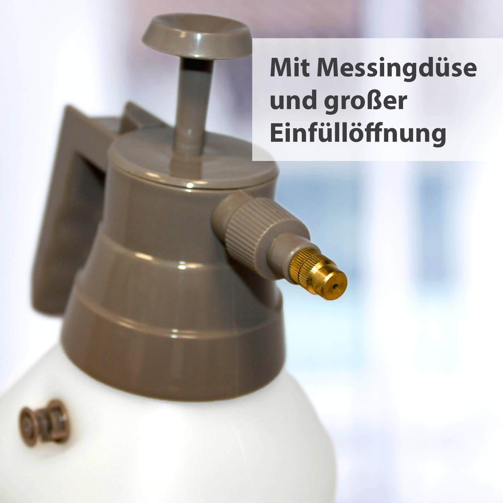 ARDAP Drucksprüher mit der Schrift "Mit Messingdüse und großer Einfüllöffnung"
