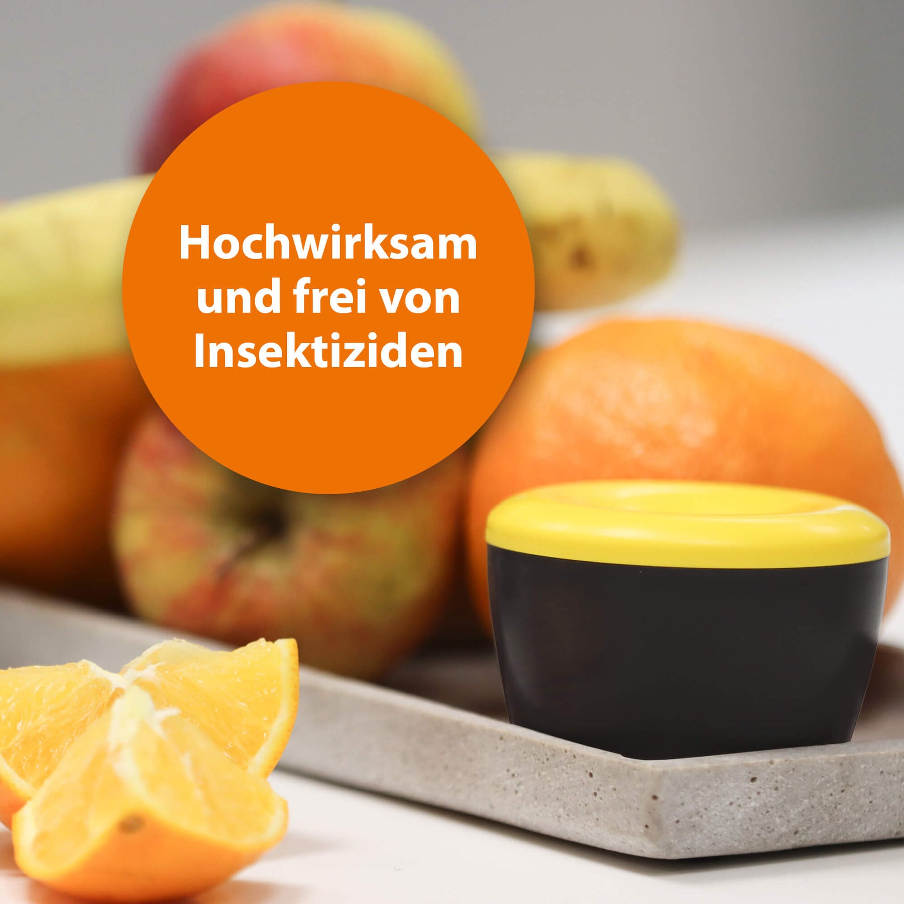 ARDAP Fruchtfliegenfalle Hochwirksam und frei von Insektiziden