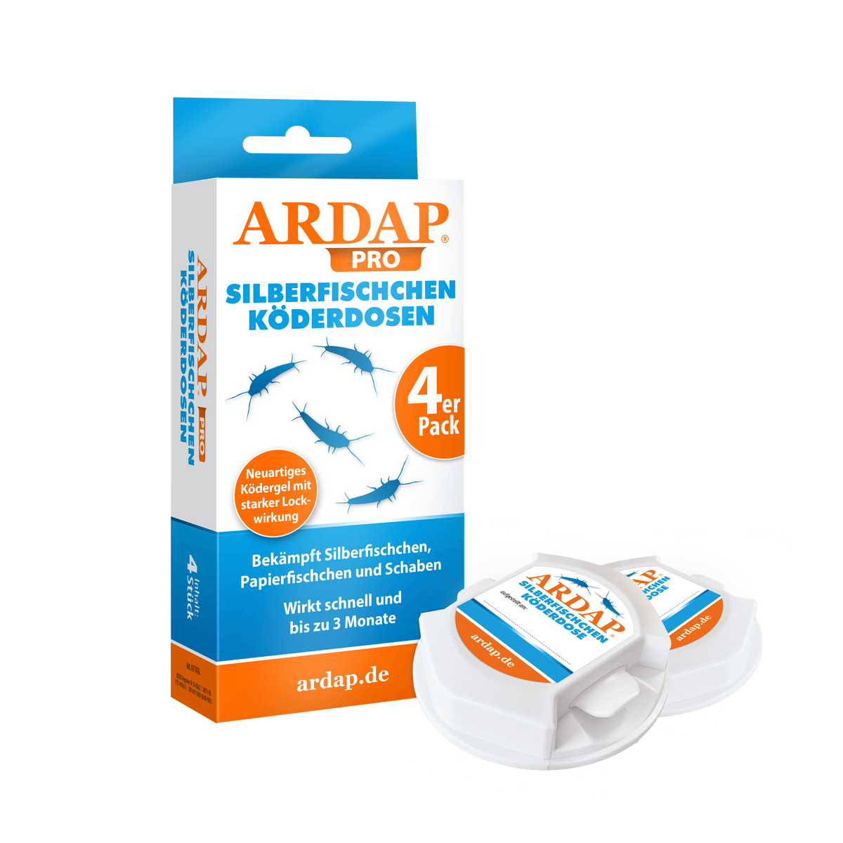 ARDAP Pro Silberfischchenköderdosen