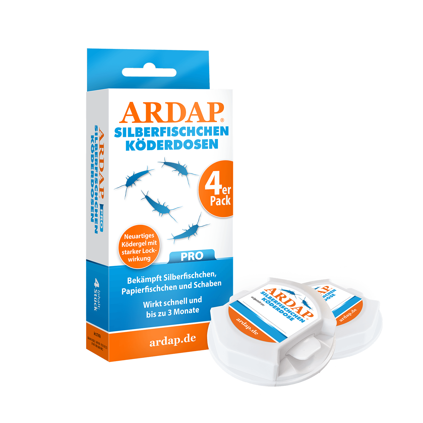 ARDAP Pro Silberfischchenköderdosen