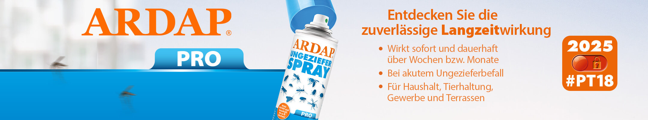 ARDAP Pro mit zuverlässiger Langzeitwirkung