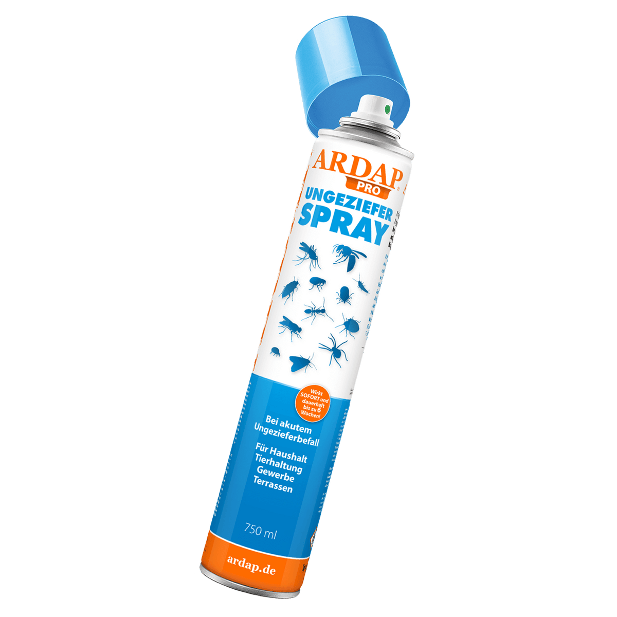 ARDAP Pro Ungezieferspray 750ml schräg