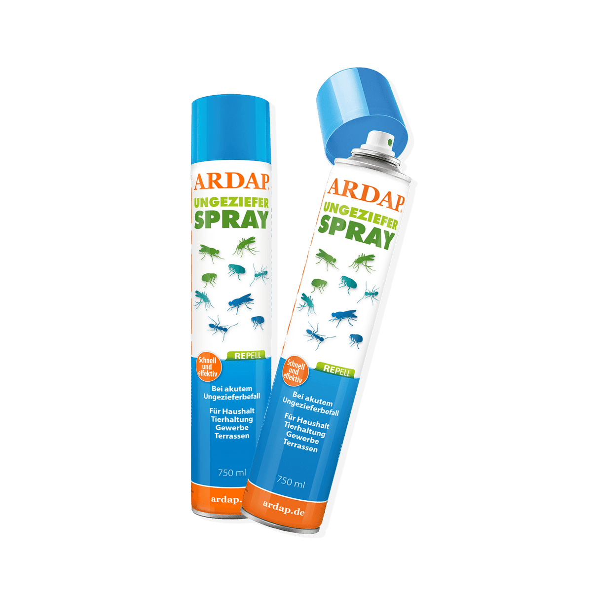 ARDAP Repell Ungezieferspray 750ml 2er