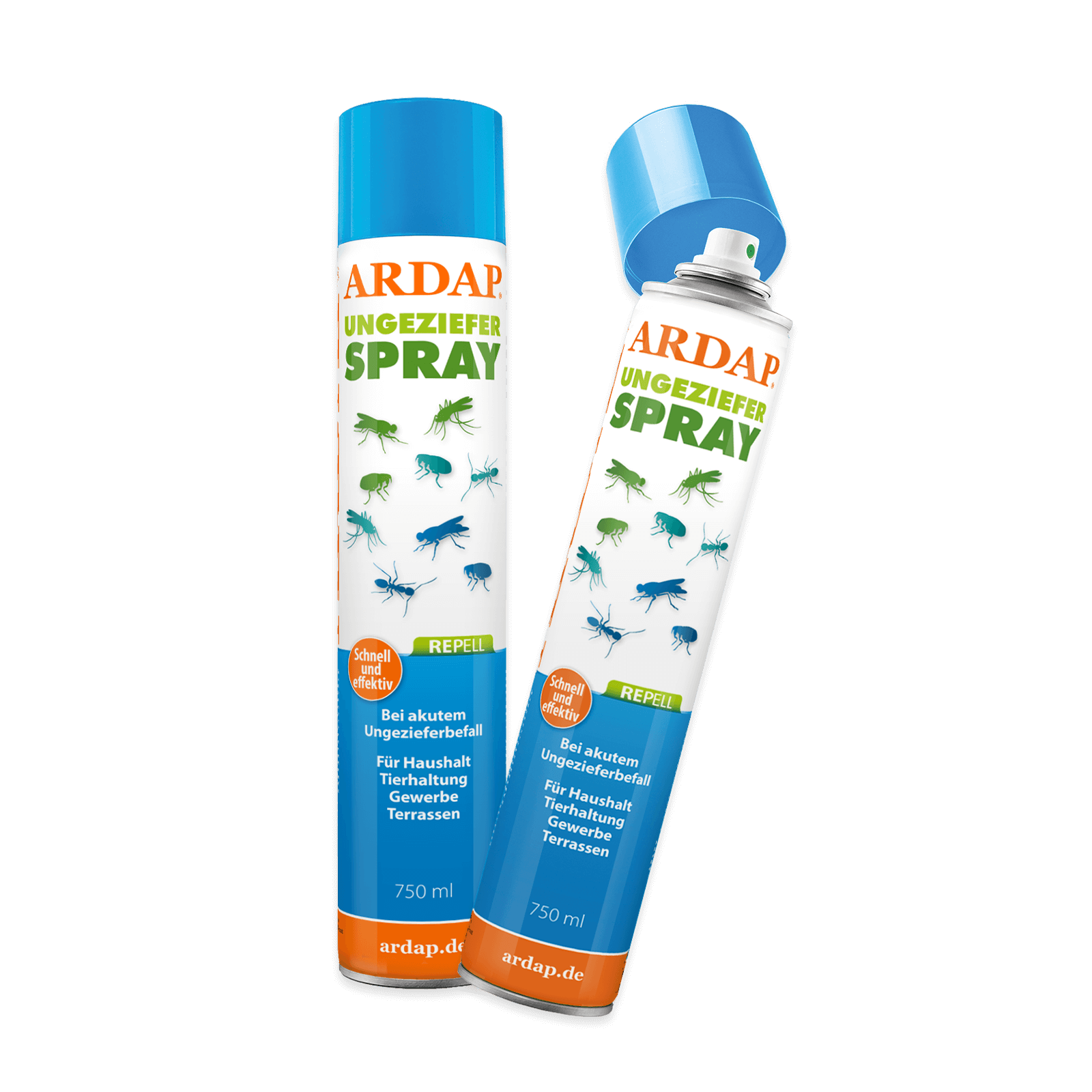 ARDAP Repell Ungezieferspray 750ml 2er