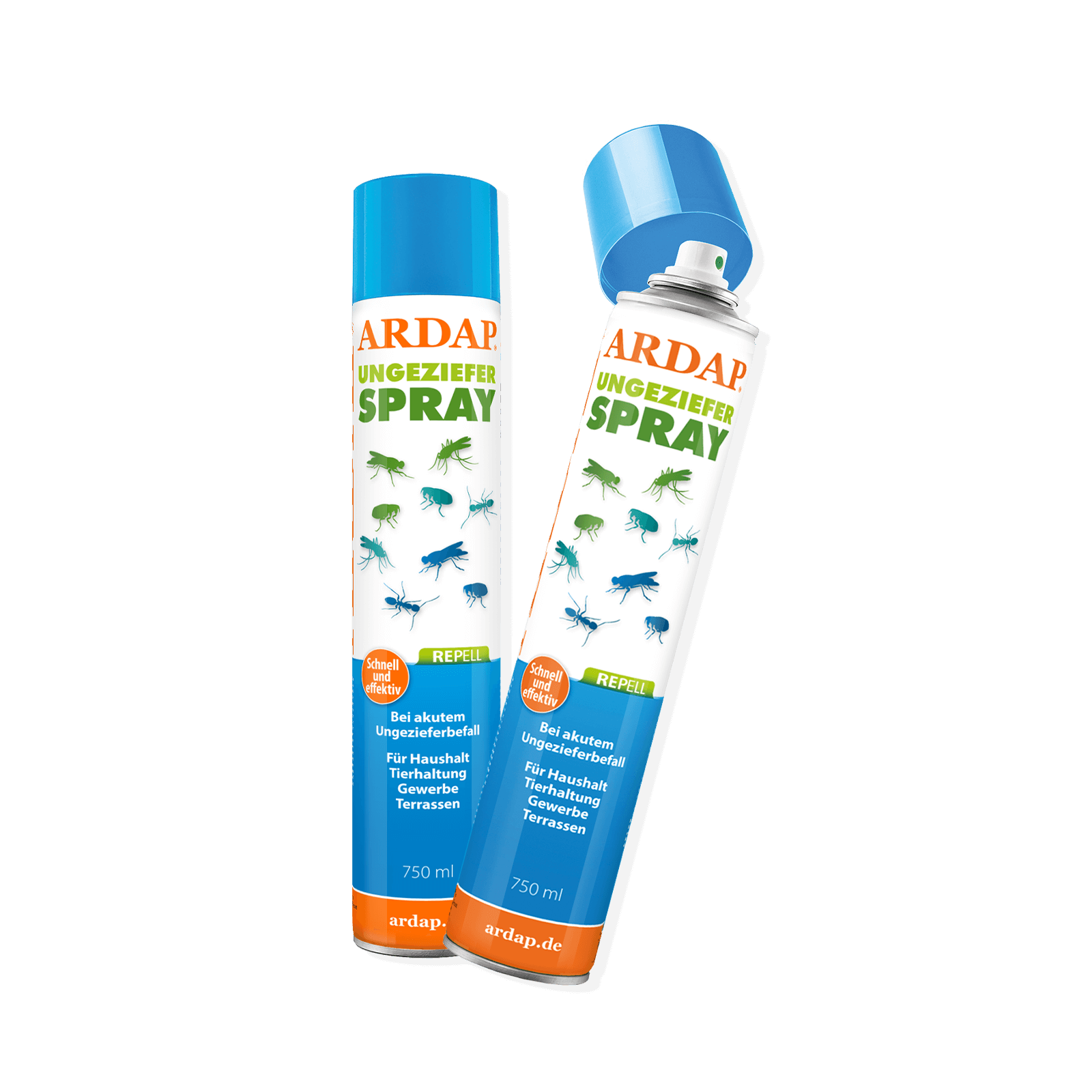 ARDAP Repell Ungezieferspray 750ml 2er