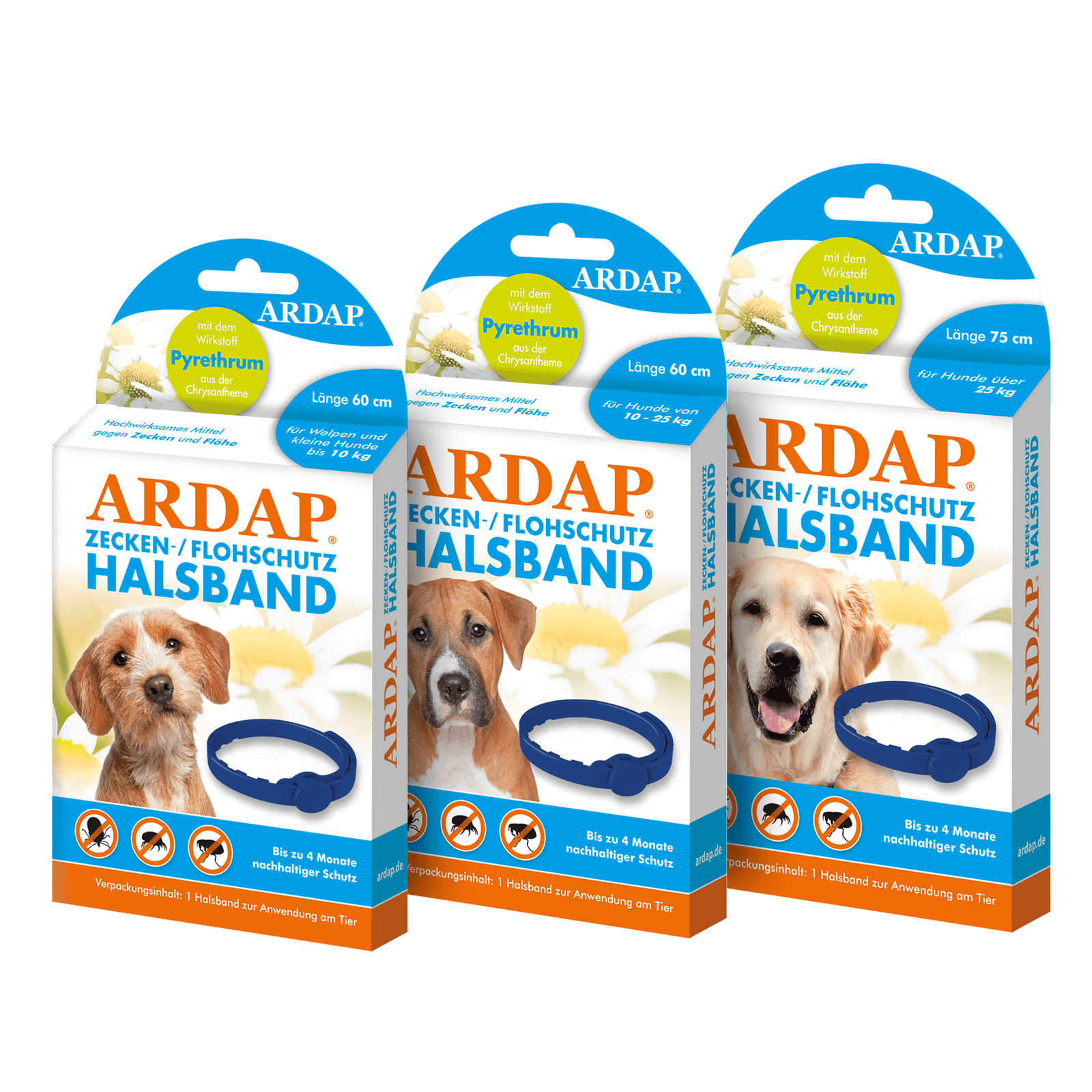 Zecken-& Flohhalsband - fr Hunde