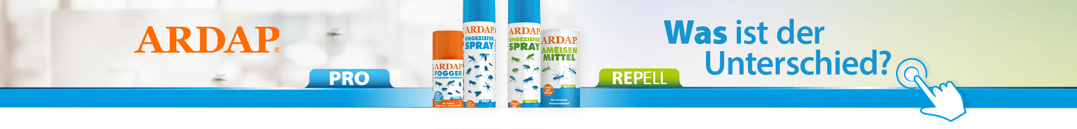 ARDAP - Was ist der Unterschied zwischen Pro und Repell