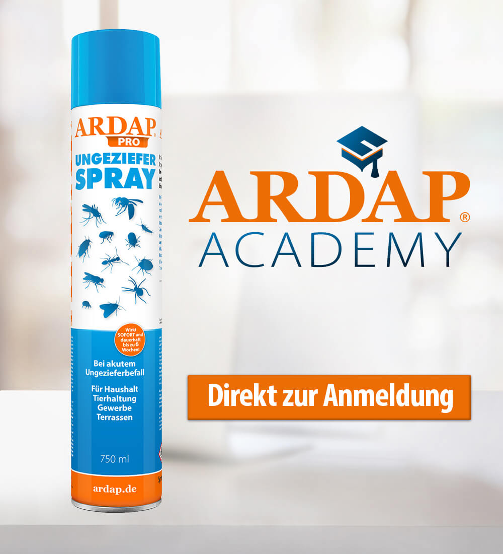 ARDAP-Academy-CTA-zur Anmeldung-ARDAP Pro Ungezieferspray