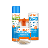 ARDAP Repell Fliegenspray, Biotonnenpulver, Fliegenfalle