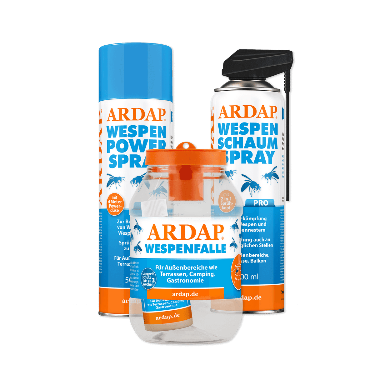 ARDAP Pro Wespen Powerspray, Wespen Schaumspray, Wespenfalle