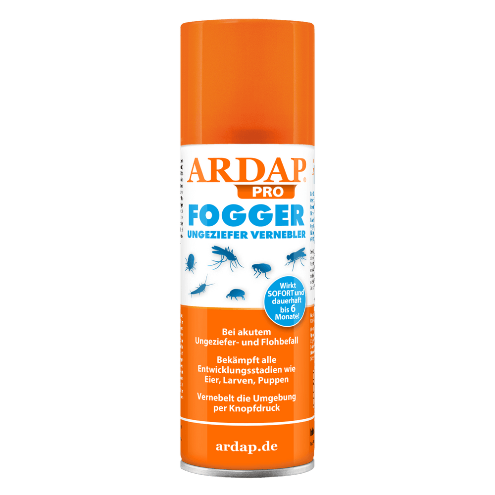 Ardap Fogger Anwendung In Der Wohnung ARDAP Pro Floh-Fogger | bis zu 6 Monate wirksam