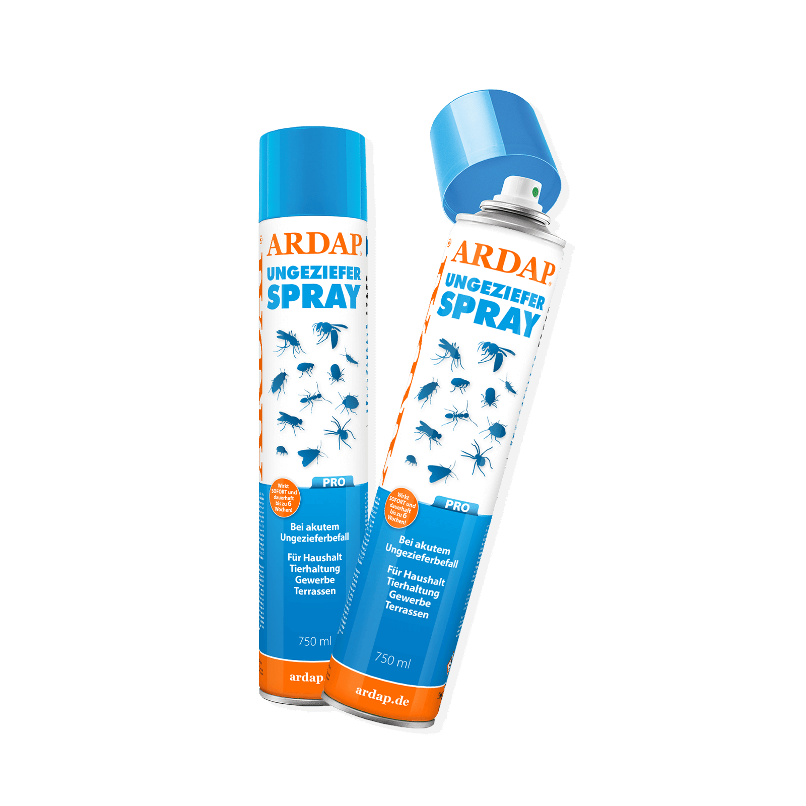 ARDAP Pro Ungezieferspray 750ml 2er Pack