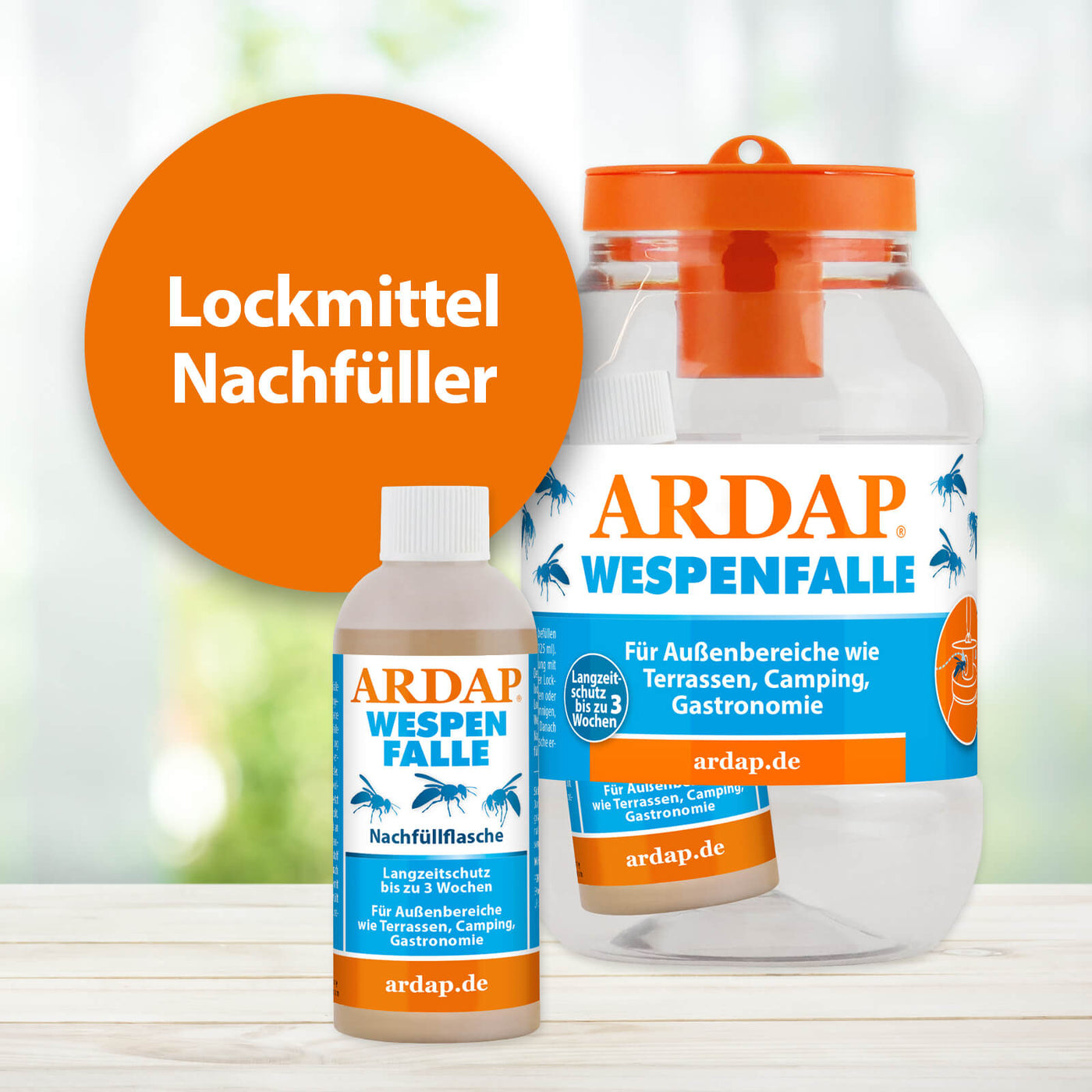 ARDAP Wespenfalle mit Nachfüller