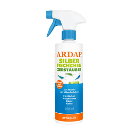 ARDAP Repell Silberfischchen Zerstäuber - Für Küche, Waschräume, Bäder, Keller - Abwehr von Silberfischchen
