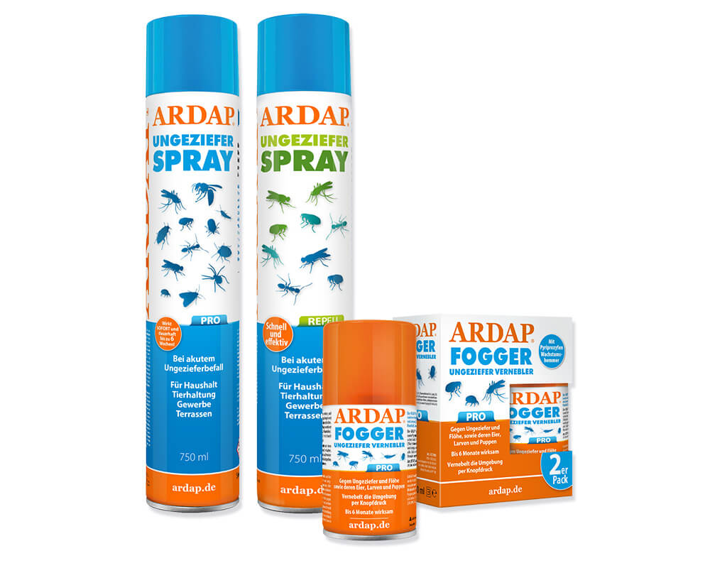 ARDAP PRO Ungezieferspray- ARDAP PRO Fogger - ARDAP REPELL Ungezieferspray